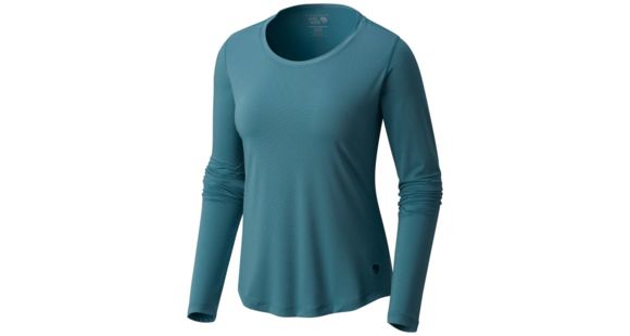 Mountain Hardwear Wicked Lite Long Sleeve T-Shirt - Women's, Lakeshore Blue, M, 1660891328-M