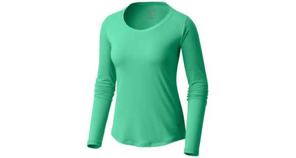 Mountain Hardwear Wicked Lite Long Sleeve - Women's-Green Mile-Small