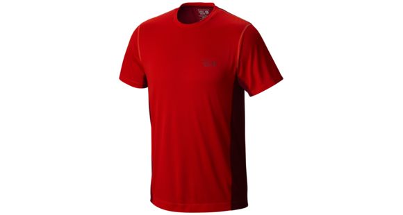 Mountain Hardwear Wicked Lite Short Sleeve T - Men's-Fiery Red-XX-Large