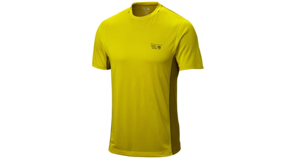 Mountain Hardwear Wicked Lite Short Sleeve T - Men's-Ginkgo-XX-Large