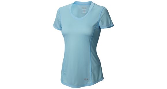 Mountain Hardwear Wicked Lite Short Sleeve Tee - Women's-Air Stream-Large
