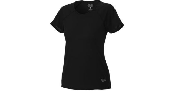Mountain Hardwear Wicked LIte Short-Sleeve Tee - Women's-Black-Small
