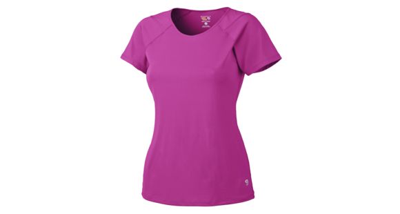 Mountain Hardwear Wicked LIte Short-Sleeve Tee - Women's-Dewberry-Large