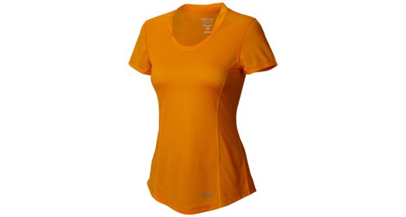 Mountain Hardwear Wicked Lite Short Sleeve Tee - Women's-Flame Orange-Medium