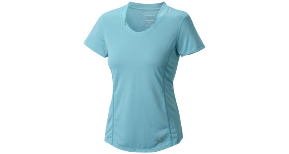 Mountain Hardwear Wicked Lite Short Sleeve Tee - Women's-Geyser-Large