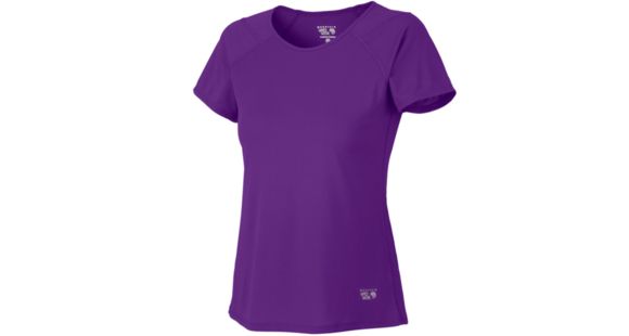 Mountain Hardwear Wicked LIte Short Sleeve Tee - Women's-Oxide Blue-Medium
