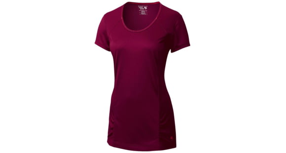 Mountain Hardwear Wicked Lite Short Sleeve Tee - Women's-Dark Raspberry-X-Small