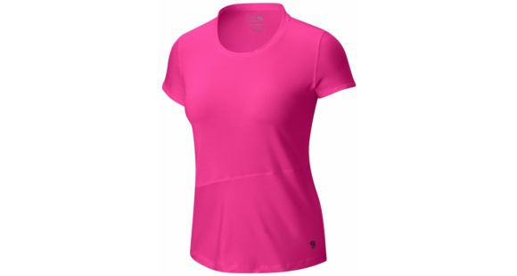 Mountain Hardwear Wicked Lite Short Sleeve Tee - Women's-Pink Burst-Small