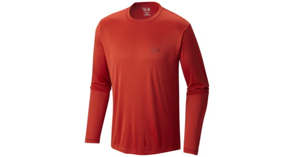 Mountain Hardwear Wicked Long Sleeve T - Men's-Dark Fire-Small