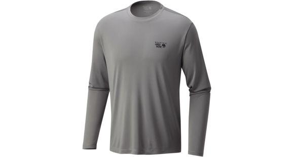 Mountain Hardwear Wicked Long Sleeve T - Men's-Manta Grey-Medium