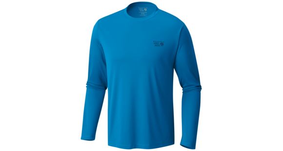 Mountain Hardwear Wicked Long Sleeve T - Men's-Ocean Blue-Small