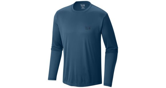 Mountain Hardwear Wicked Long Sleeve T - Men's-Phoenix Blue-Medium