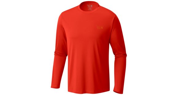 Mountain Hardwear Wicked Long Sleeve T - Men's-State Orange-Large