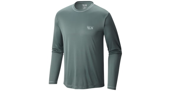 Mountain Hardwear Wicked Long Sleeve T - Men's-Thunderhead Grey-XX-Large