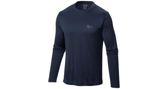 Mountain Hardwear Wicked Long Sleeve T - Men's-Zinc-Medium