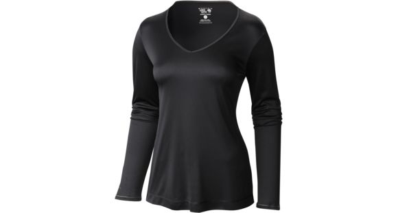 Mountain Hardwear Wicked Long Sleeve T - Women's-Black-Medium