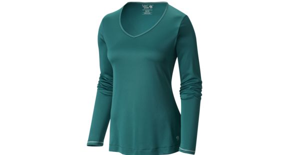 Mountain Hardwear Wicked Long Sleeve T - Women's-Teal Green-Medium