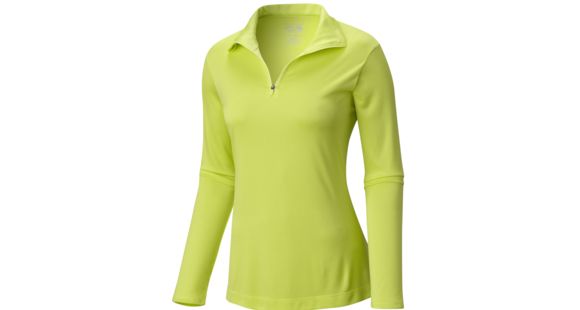 Mountain Hardwear Wicked Long Sleeve Zip T - Women's-Bolt-Small