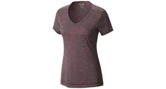 Mountain Hardwear Wicked Printed Short-Sleeve T - Women's-Heather Marionberry-Large