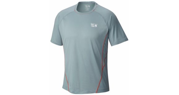 Mountain Hardwear WickedCool Short Sleeve T - Men's-Ice Shadow-XX-Large