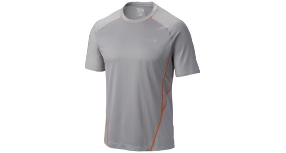 Mountain Hardwear WickedCool Short Sleeve T - Men's-Steam-Medium