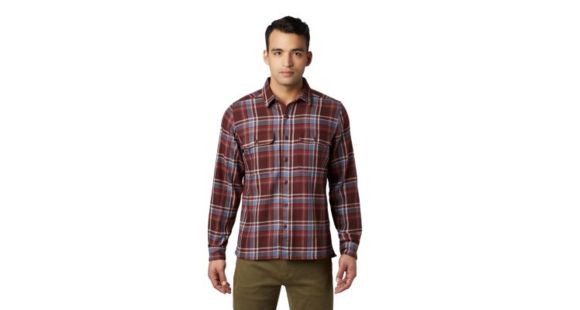Mountain Hardwear Woolchester Long Sleeve Shirt - Men's, Dark Umber, Extra Large, 1851191259-XL