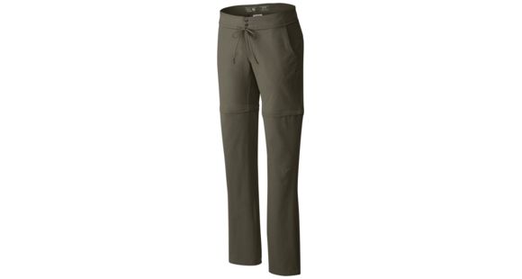 Mountain Hardwear Yuma Convertible Pant - Women's-Stone Green-Short Inseam-6