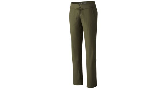 Mountain Hardwear Yuma Pant - Women's-Stone Green-Regular Inseam-2