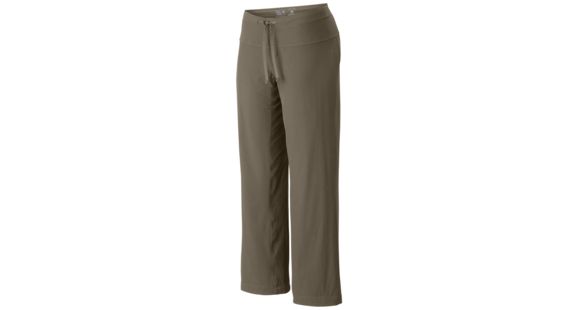 Mountain Hardwear Yumalina Pant - Women's-Khaki/Gossamer Blue-Short Inseam-12