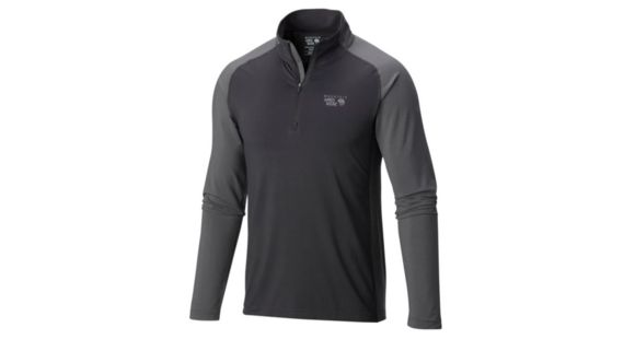 Mountain Hardwear Butterman Half-Zip - Men's-Shark-Medium