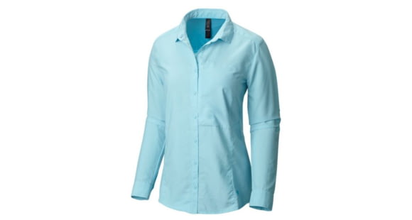 Mountain Hardwear Canyon Long Sleeve Shirt - Women's-Coastal Blue-16