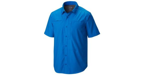 Mountain Hardwear Canyon Short Sleeve Shirt - Men's-Blue Jay-Large