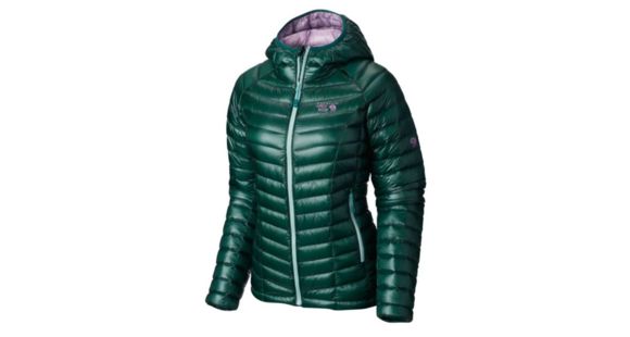 Mountain Hardwear Ghost Whisperer Hooded Down Jacket - Women's-Botanical Garden/Phantom Purple-Small