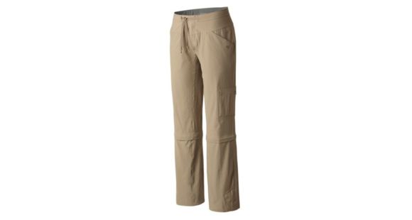 Mountain Hardwear Yuma II Convertible Pant - Women's-Khaki-Regular Inseam-2