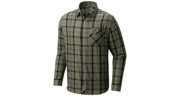 Mountain Hardwear Franklin M LS Shirt-Green Fade, Green Fade, XXL, 1617431393-XXL