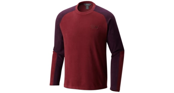 Mountain Hardwear Microchill Lite LS Crew-Cote Du Rhone, Cote Du Rhone, M, 1677881647-M