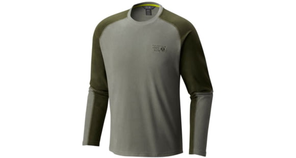 Mountain Hardwear Microchill Lite LS Crew-Green Fade, Green Fade, S, 1677881393-S
