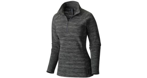 Mountain Hardwear Snowpass W Zip T-Heather Black, Heather Black, XS, 1639301065-XS