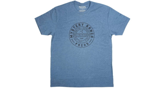 Mystery Ranch MR Brand Seal T-Shirts - Men's, Sailor Blue Heather, Extra Large, 113103-442-50