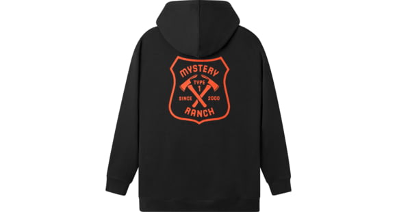 Mystery Ranch MR Fire Type 1 Hoodie - Men's, Onyx, Small, 113257-029-20-S