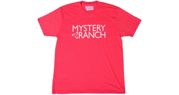 Mystery Ranch MR Logo T-Shirt, Red Heather, Extra Large, 112592-606-50