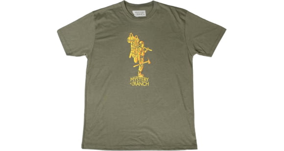 Mystery Ranch Pack Light T-Shirt, Military Heather, Extra Large, 112886-336-50