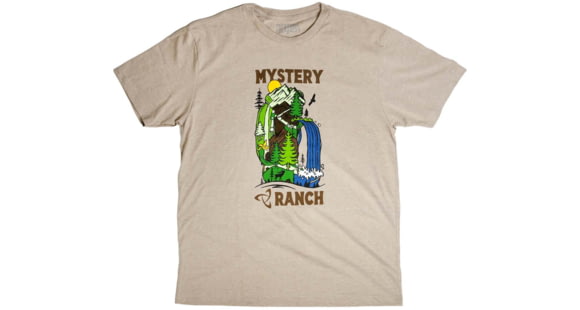 Mystery Ranch Pack Scenery T-Shirts - Men's, Oatmeal Heather, Large, 113102-252-40