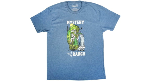 Mystery Ranch Pack Scenery T-Shirts - Men's, Sailor Blue Heather, 2XL, 113102-442-60