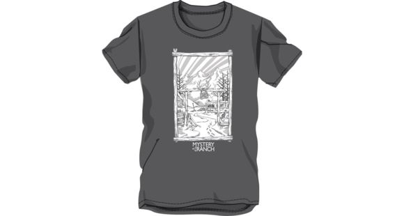 Mystery Ranch Ranch Style Tee - Men's, Charcoal, Small, 88-00-000053