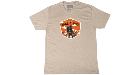 Mystery Ranch Take a Hike T-Shirt, Oatmeal Heather, Small, 112887-252-20