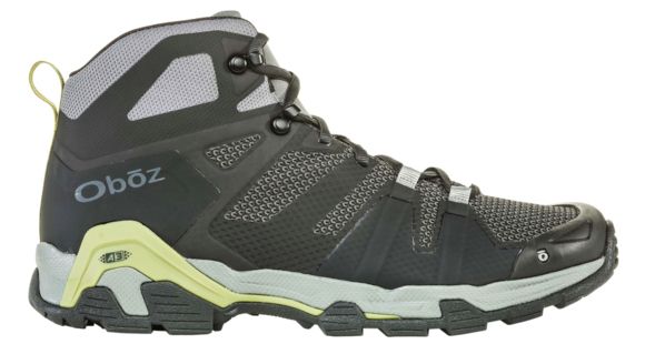 Oboz Arete Mid Hiking Shoes - Men's, Charcoal/Woodbine Green, 12 US, Medium, 42701-Ch/WdGr-M-12