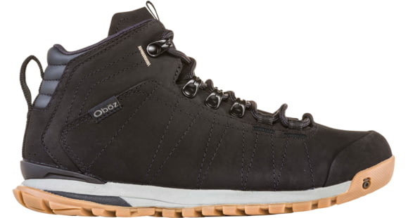 Oboz Bozeman Mid Leather Casual Shoes - Women's, Black, 6.5 US, Medium, 75102-Black-Medium-6.5