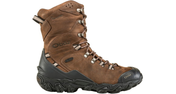 Oboz Bridger 10in Insulated B-DRY Winter Shoes - Men's, Bark, 12, 82501-Bark-Wide-12