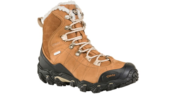 USED, Oboz Bridger 7in Insulated B-DRY Winter Shoes - Women's, Chipmunk, 7.5, Wide, 82202-Chipmunk-Wide-7.5